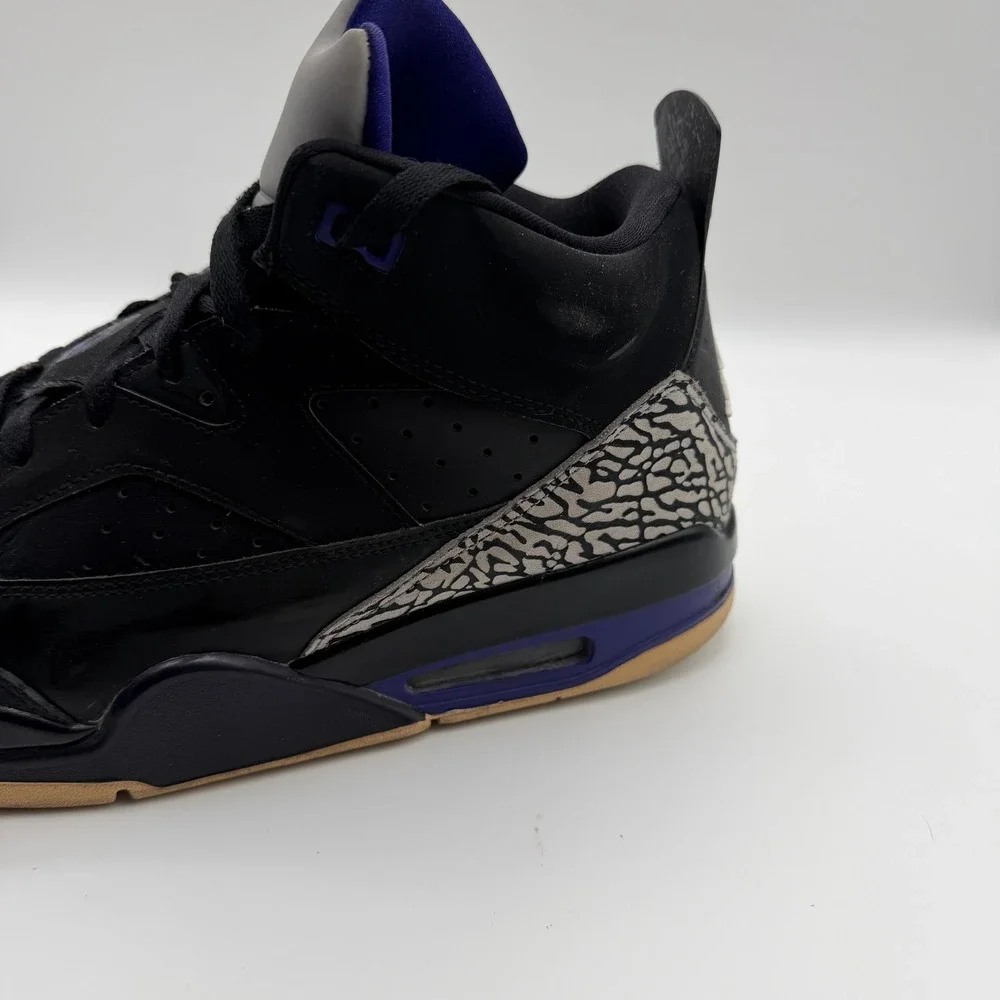 Jordan Sneakers Mens US 12 Black Son Of Low Grape Ice White 580603-008 Elephant
